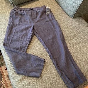Rachel Roy Derek gray linen pants (sz lg)